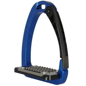 Horse Safety Stirrups Durable Iron Aluminum English Riding Blue Stirrups 4.75'' EY04