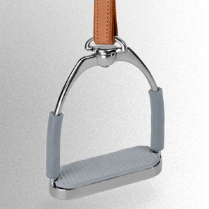 Black Super Sport Aluminum Tread Stirrup Irons