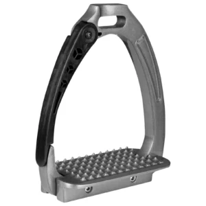 Safety Stirrup made of high-quality aluminum with a 6.5 cm wide tread surface FU001